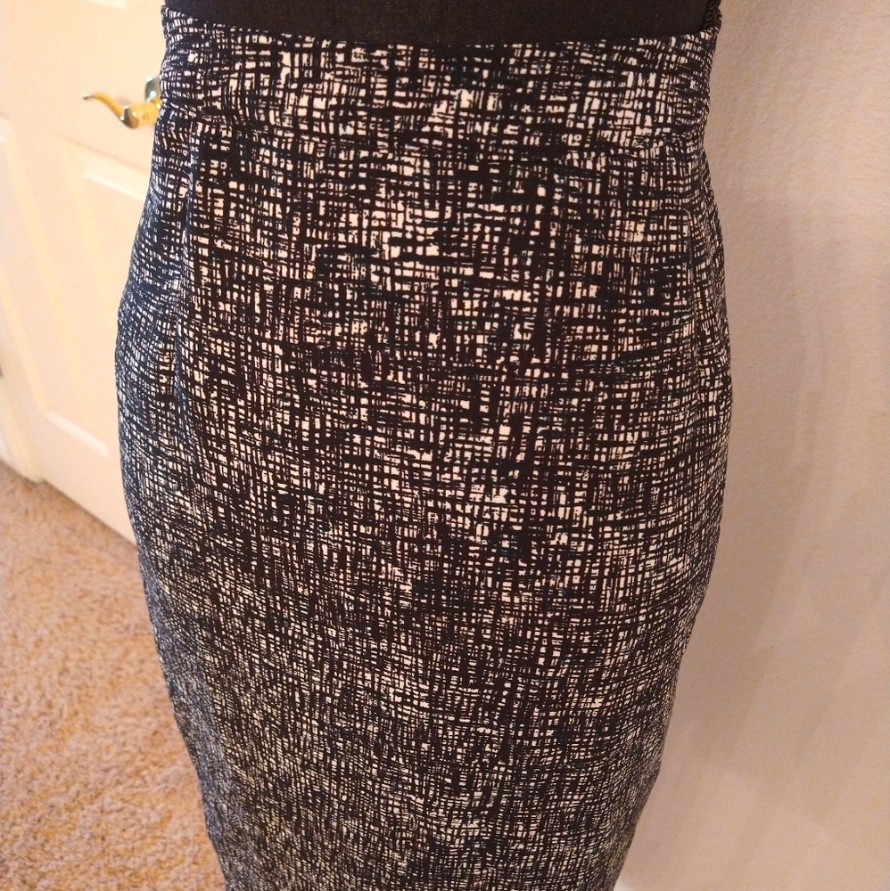 2/$20 Who What Wear Black & White Skirt